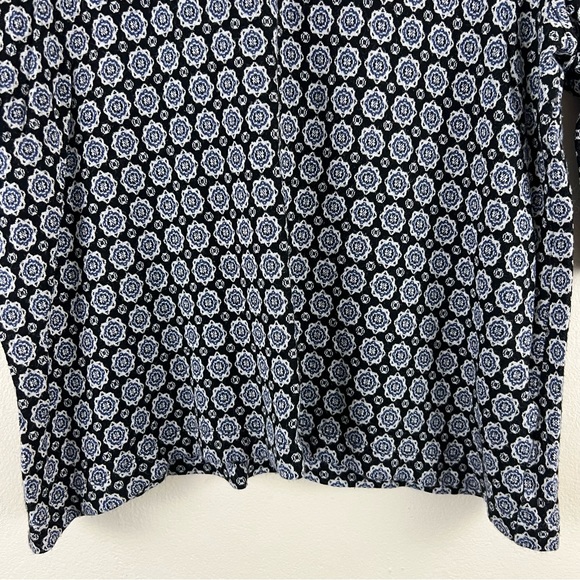 J. Jill Wearever 3/4 Sleeves Geometrical Print Knit Pullover Sweater Top - Picture 5 of 10